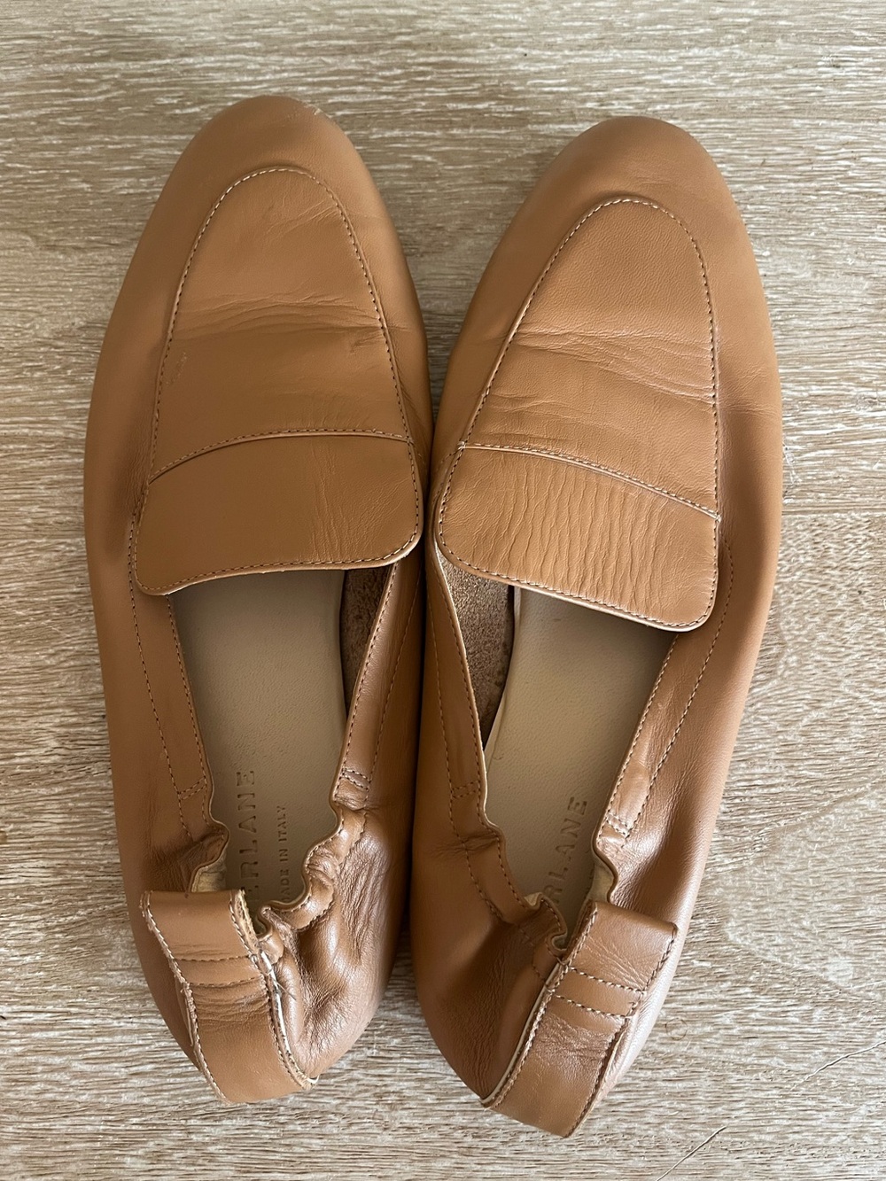Everlane The Day Loafer In Caramel Womens Size 10 - Picture 6 of 9
